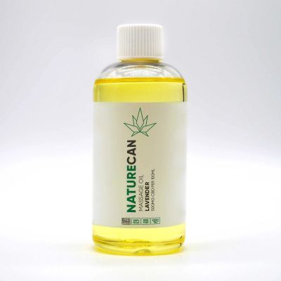 Huile de massage CBD 500mg et lavende 100ml - Naturecan