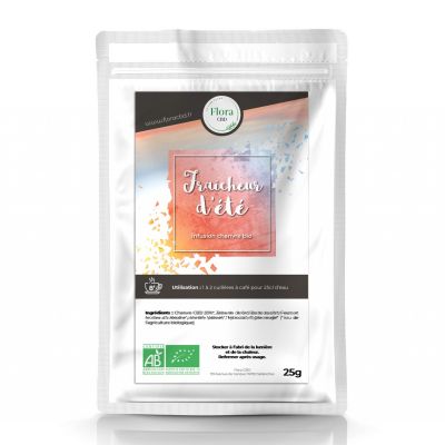 Tisane au chanvre CBD Fraicheur d'été - Flora CBD