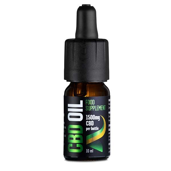 Huile CBD 15% 1500mg, 10ml - Reakiro