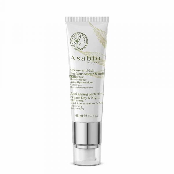 Crème Visage Jour et Nuit CBD 200mg 45ml Asabio CBD