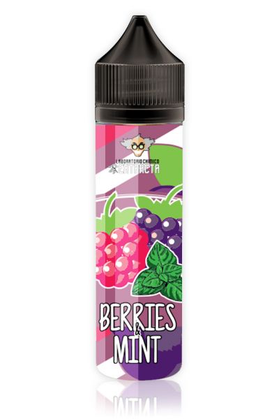 E-liquide CBD Goût Fruits Rouges et Menthe pour Cigarette Electronique 25% 40ml