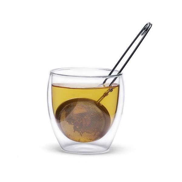 Filtre thé réutilisable en acier inox pince à thé tisane