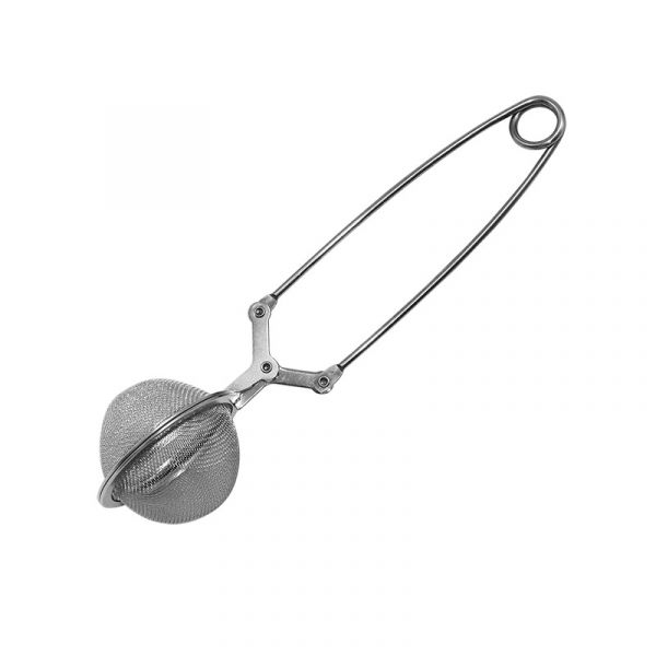 Filtre thé réutilisable en acier inox pince à thé tisane