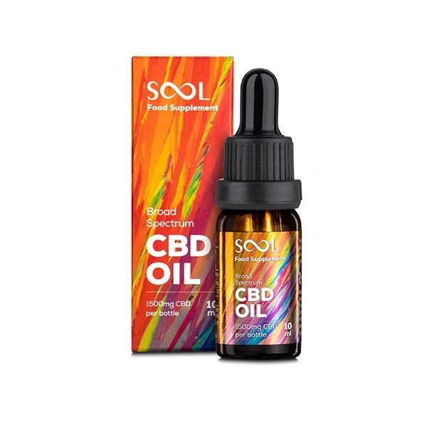 Huile CBD 15% Full Spectrum 1500mg, 10ml - Sool