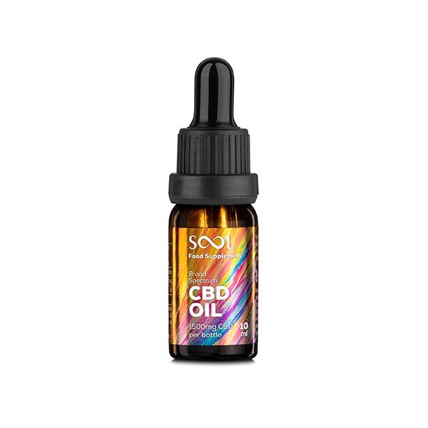 Huile CBD 15% Full Spectrum 1500mg, 10ml - Sool