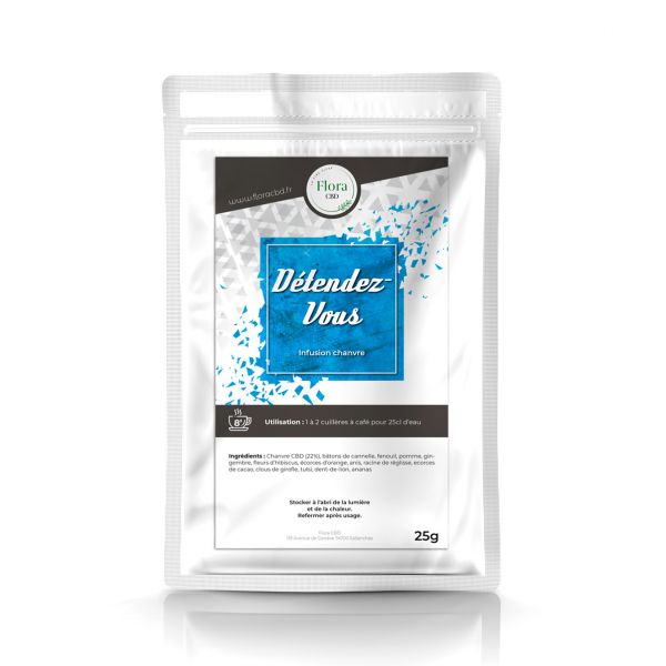 Tisane CBD Infusion Relaxation - Détendez-vous Flora CBD