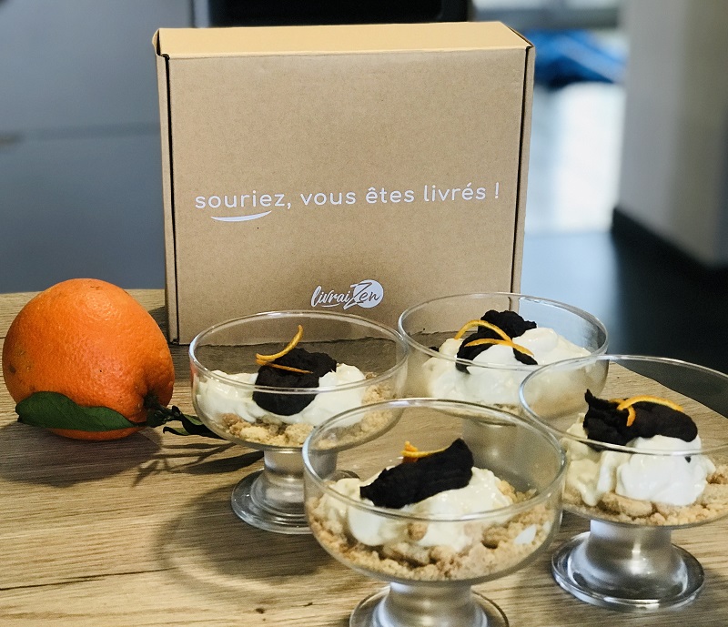 Recette: Mini-cheesecakes Orange Chocolat CBD sans cuisson